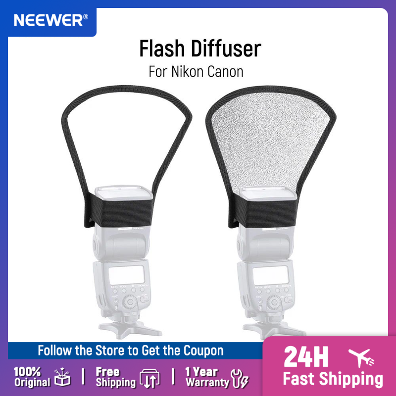 Tasmota Flash Tool - Neewer فلاش الناشر الفضة/الأبيض عاكس لنيكون