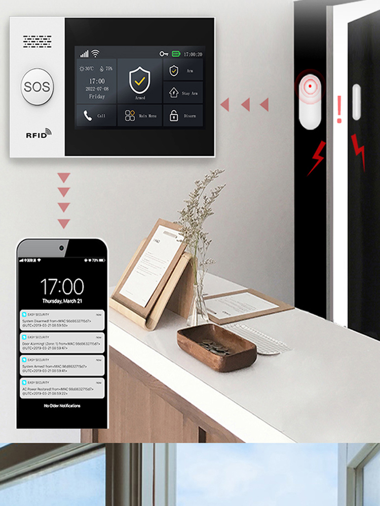 جهاز إنذار المنزل الذكي PGST10 - مراجعة Home Automation Industry وسعره