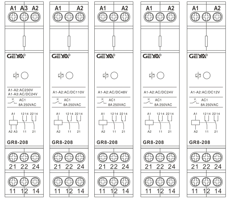 GEYA GR8-208 مرحل مساعد مفتاح  - مراجعة Shelly Relay Module وسعره
