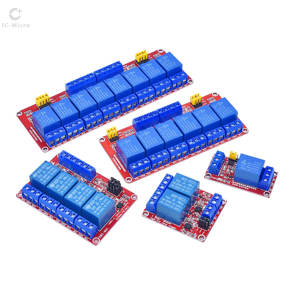1 2 6 4 8 قناة 5 فولت 12 فولت  - مراجعة Relay 8 Channel Board وسعره