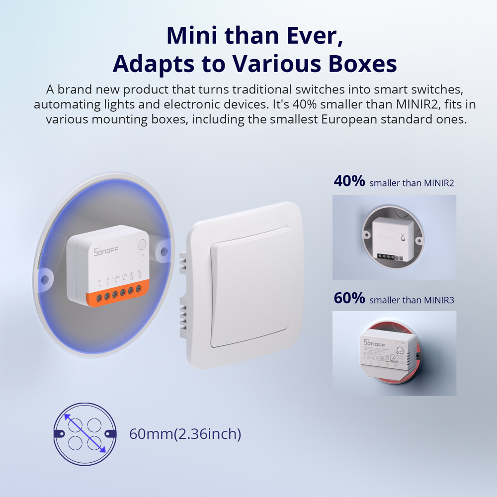 SONOFF MINIR4 Extreme Wi-Fi Sm - مراجعة Sonoff Basic Switch وسعره