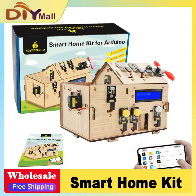 Keyestudio Smart IoT Home Kit  - مراجعة Diy Automation Projects وسعره