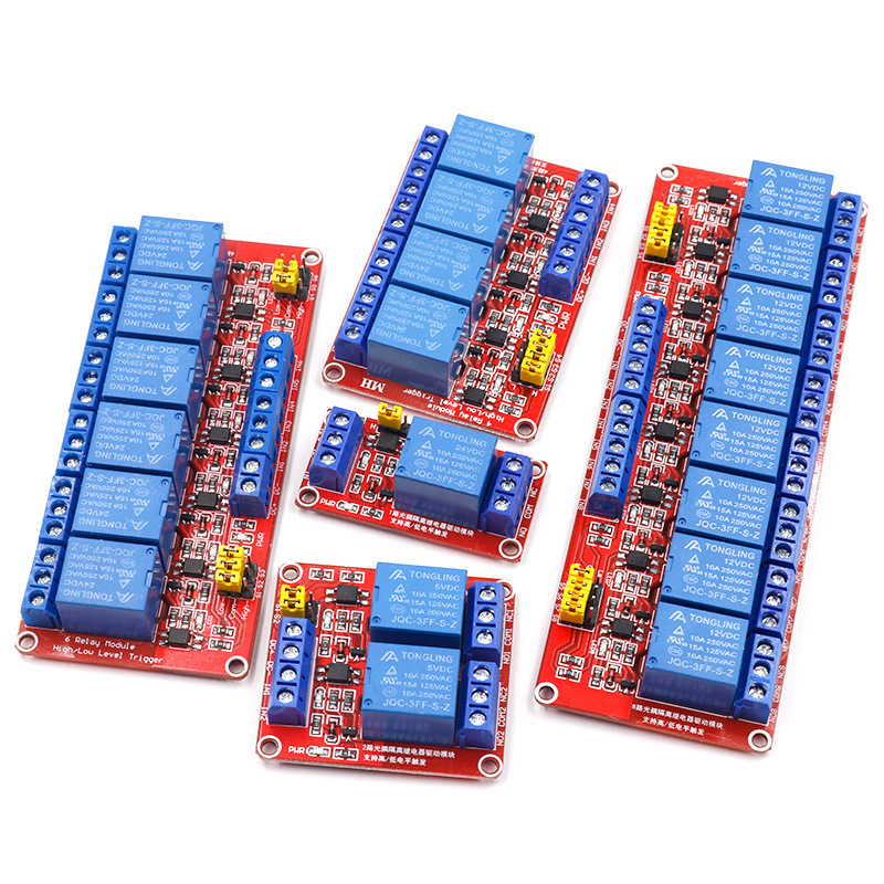 وحدة ترحيل بـ 1/2/4/8 قنوات، ت - مراجعة Relay 8 Channel Board وسعره