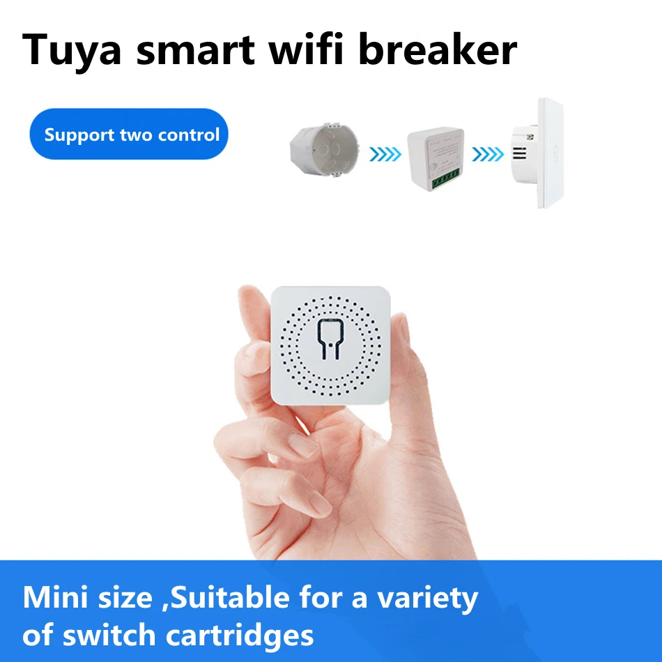 2 طريقة التحكم Tuya Mini 16A W - مراجعة Smart Home Automation Diy وسعره