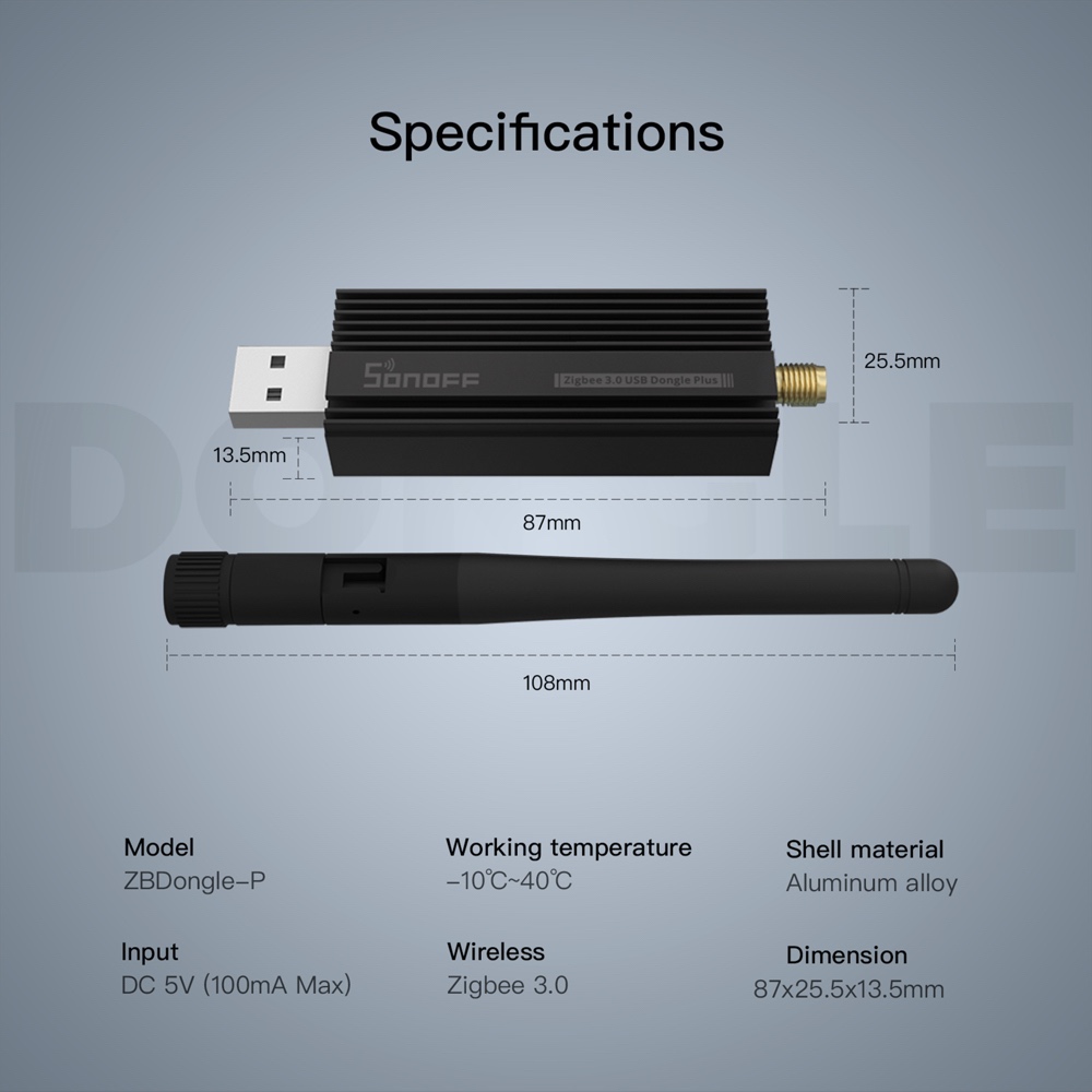 بوابة SONOFF Zigbee 3.0 ZBDong - مراجعة Zigbee Coordinator Stick وسعره
