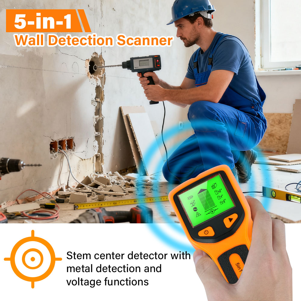 جهاز كشف الحوائط الرقمي المحمو - مراجعة Water Leak Detector Wired وسعره