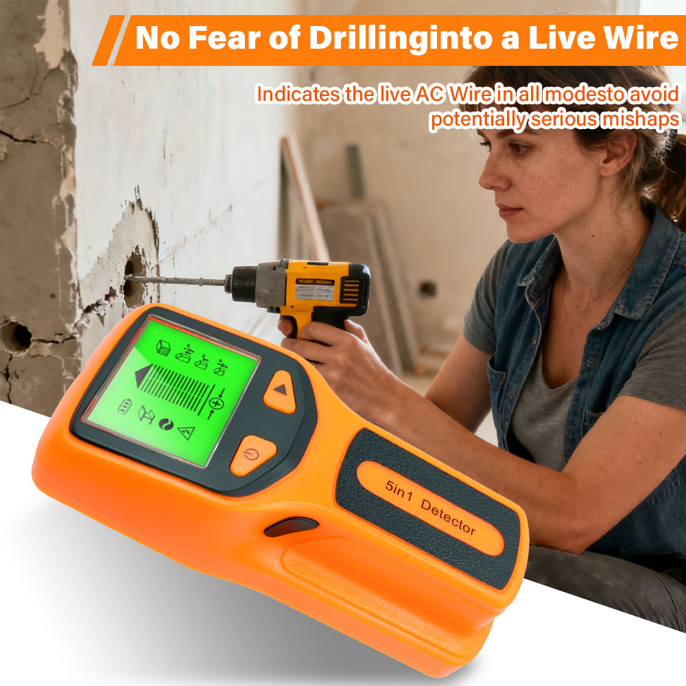 جديد 5 في 1 كاشف الجدار يده كا - مراجعة Water Leak Detector Wired وسعره